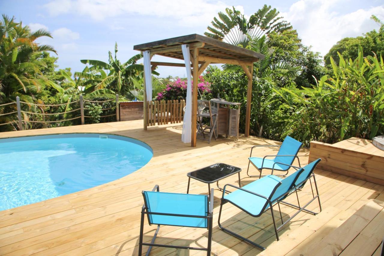 L Orchidee Bleue, Bas De Villa, Vue Mer, Piscine Privee Sainte-Anne  Buitenkant foto