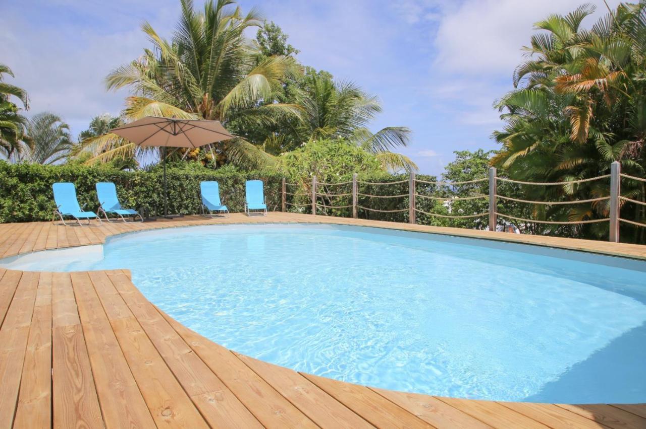 L Orchidee Bleue, Bas De Villa, Vue Mer, Piscine Privee Sainte-Anne  Buitenkant foto