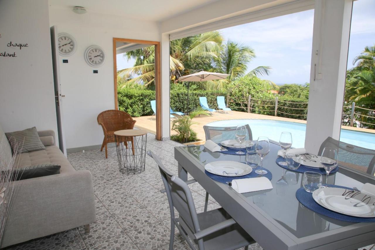 L Orchidee Bleue, Bas De Villa, Vue Mer, Piscine Privee Sainte-Anne  Buitenkant foto